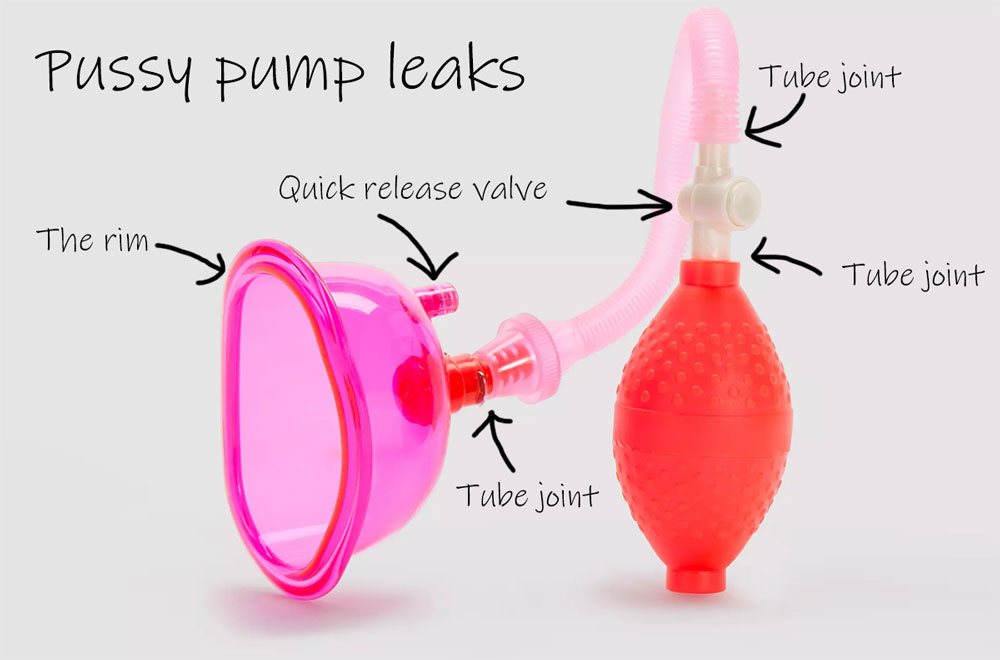 pussy pump leaks